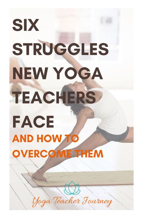 Many new yoga teachers don't feel prepared once they've received their certification. Read on for solutions to overcome some common challenges and start enjoying your yoga teaching journey today. How To Teach Yoga, Yoga For Women Health, Yoga Instructor Aesthetic, Yoga Teacher Aesthetic, Yoga Knowledge, Yoga Class Plan, Yoga Terms, Yoga Teacher Certification, Yoga Strong