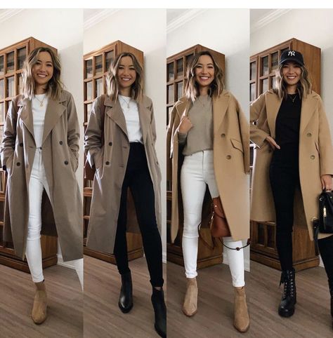 Life With Jazz, Coat Outfit Casual, Camel Coat Outfit, Winter Coat Outfits, Business Casual Outfits For Work, Table Diy, Stil Elegant, Kitchen Diy, Furniture Kitchen