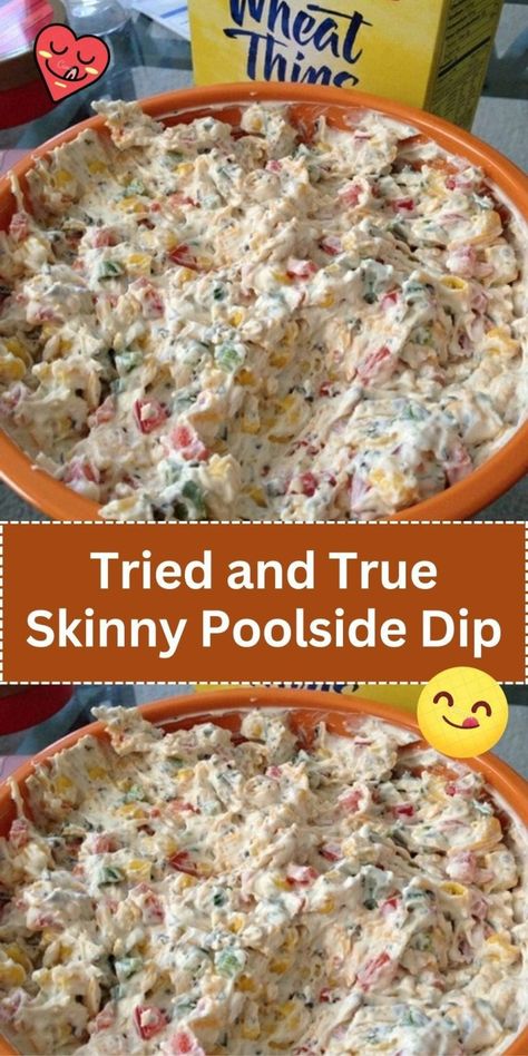 Tried and True Skinny Poolside Dip Dip For The Beach, Sides For Pool Party, Pool Day Dinner Ideas, Easy Apps For Pool Party, Fun Pool Party Food, Winery Snacks Easy, Pool Lunch Ideas For Adults, Lunch By The Pool Ideas, Pool Party Apps