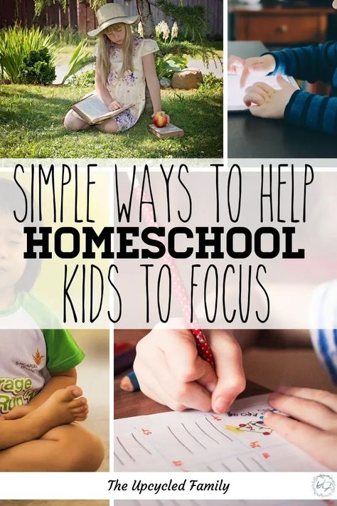 Homeschool Hacks, Homeschooling Preschool, Lack Of Focus, Homeschooling Tips, Focus And Concentration, Homeschool Education, How To Start Homeschooling, Homeschool Inspiration, How To Homeschool