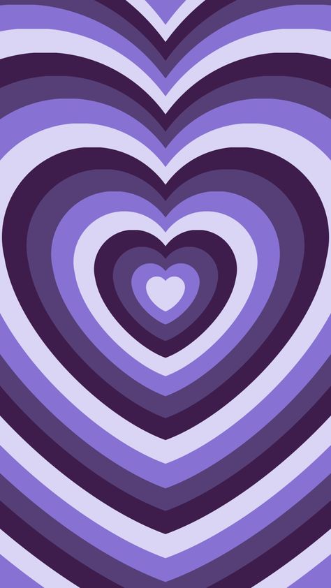 Heart Illusion, Purple Galaxy Wallpaper, Heart Iphone Wallpaper, Witchy Wallpaper, Palette Art, Wallpaper Doodle, Purple Wallpaper Iphone, Cute Simple Wallpapers, Edgy Wallpaper