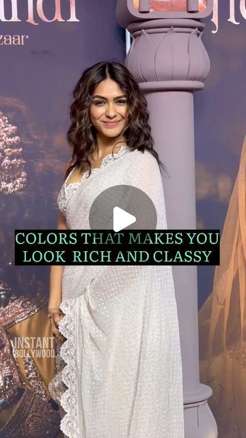 How To Look Expensive, How To Look Rich, Elegant Dresses Classy, Elegant Saree, Saree Look, Banarasi Sarees, Types Of Dresses, Bollywood Fashion, Bollywood Actress