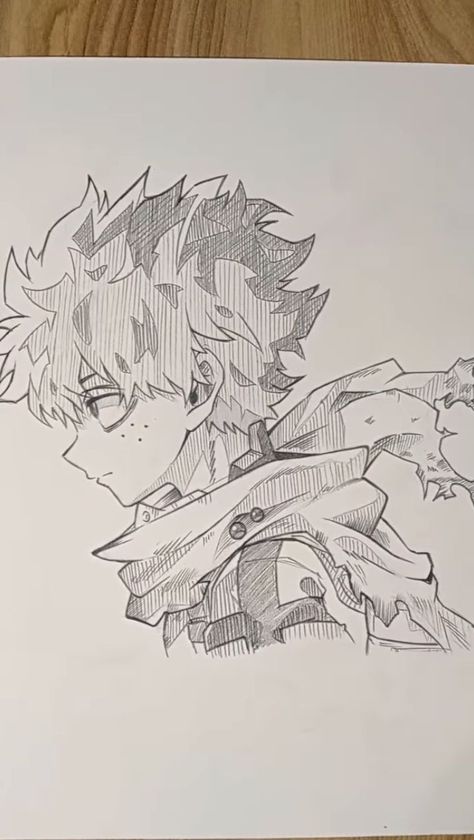 Drawing Ideas To Color In, Mha Drawings Deku, Superhero Drawing Ideas, Deku Sketch Easy, My Hero Academia Deku Drawing, Deku Art Sketch, My Hero Academia Art Sketch, Deku Drawing Sketch, Izuku Midoriya Sketch