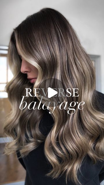 Natural Level 7 Hair Color Balayage, Balayage Dimensional Blonde, Dimensional Ribbon Highlights, Balayage Hair With Money Pieces, Reverse Highlights Blondes, Reverse Balayage Shades Eq, Soft Bayalage Blond, Blonde To Brunette Shades Eq, Ash Brown Hair With Blonde Balayage