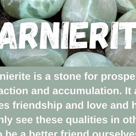 Heather/Love N’ Lava Designs on Instagram: "💎 Hey there, crystal lovers! Today, we're diving into the mesmerizing world of Garnierite, a stone that exudes natural beauty and positive vibes! 🌍 ✨ Garnierite, also known as Green Moonstone, is a gorgeous green mineral that captivates the senses. Its mesmerizing hues range from vibrant emerald greens to soothing mint shades, making it a true feast for the eyes! 😍💚 🌿 Beyond its stunning appearance, Garnierite holds numerous metaphysical propertie Green Moonstone, The Senses, Gems And Minerals, Hey There, Positive Vibes, Moonstone, Diving, Heathers, Natural Beauty