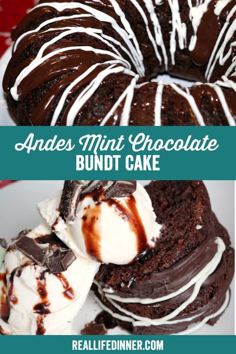 Mint Bundt Cake, Cake Recipes Chocolate, Holiday Cake Recipes, Andes Mint Chocolate, Chocolate Chip Bundt Cake, Bundt Recipes, Shamrock Craft, Mint Cake, Coconut Dessert