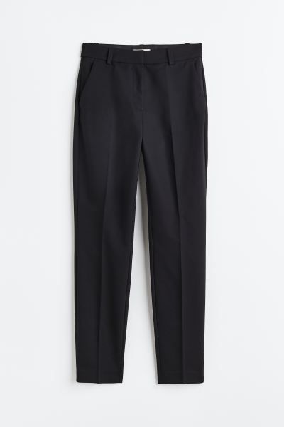 Trousers, Pants, Fabric, Black