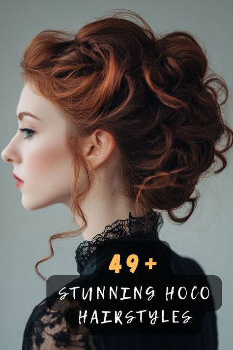 Want a trendy hairstyle for HoCo? 🎉 Discover 49 looks that capture the latest trends, ensuring you stand out at the dance. Click to explore these trendy HoCo hair ideas. #TrendyHairstyles #HoCoHair #HairInspo #FashionForward #StylishLooks #PartyReady #HomecomingTrends Hairstyle For Hoco, Punk Updo, Edgy Ponytail, Show Choir Hair, Funky Updos, Show Choir, Ponytail Updo, Hoco Hairstyles, Trendy Hairstyle