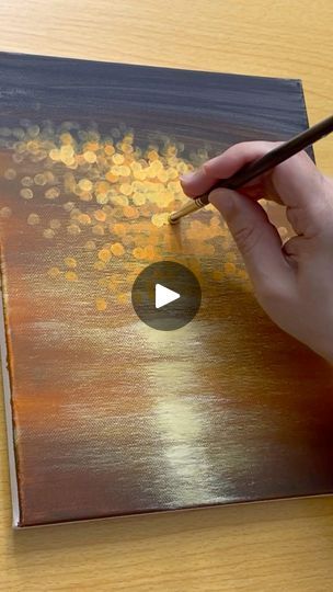 Nature, Nature Painting Tutorial, Acrylic Nature Painting, Joony Art, Painting Techniques Art, Art Reels, Watercolor Pictures, Water Reflections, Pouring Painting