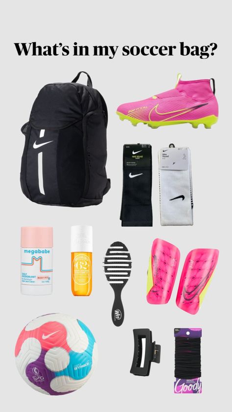 Preppy Shuffles, Soccer Backpack, Soccer Training Drills, Soccer Bag, Soccer Equipment, Soccer Girl, Soccer Training, Essential Bag, Connect With People