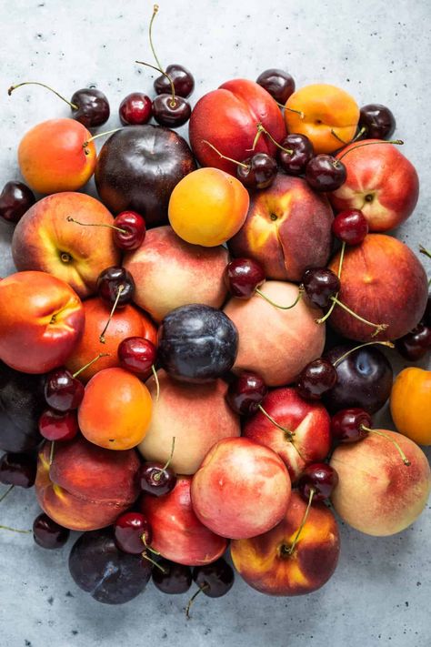 The Most Amazing Stone Fruit Recipes - California Grown Stone Fruit Recipes, Peach Blueberry Cobbler, Stone Fruit Salad, Nectarine Recipes, Mood 2024, Goblin Market, Stewed Fruit, Fruit Dinner, White Wine Sangria