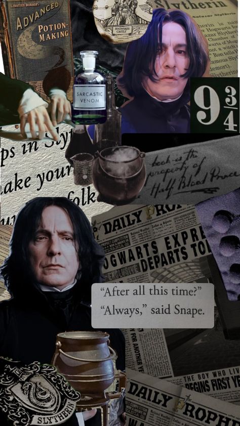 The Half-Blood Prince Severus Snape Aesthetic, Severus Snape Wallpaper, Snape Wallpaper, Severus Snape Art, Snape Always, Alan Rickman Severus Snape, Harry Potter Severus, Harry Potter Severus Snape, Severus Rogue