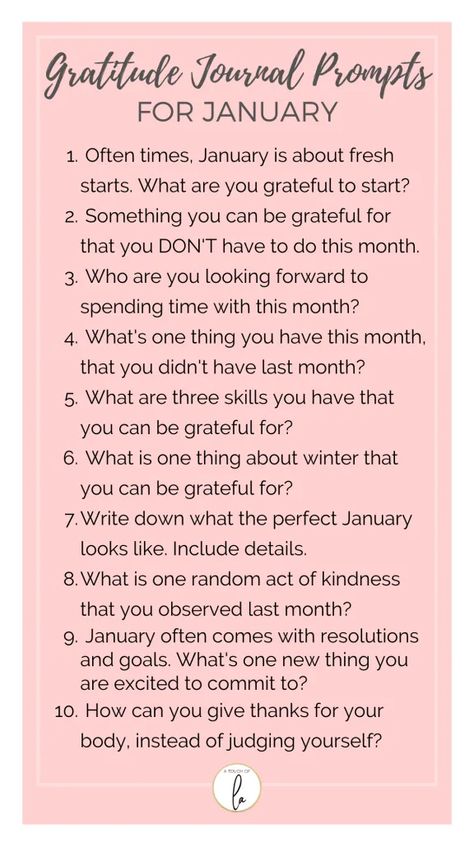 Gratitude Journal Prompts for January - A Touch of LA Journal Prompts For January, January Journaling, January Journal Prompts, January Journal, February Writing, Gratitude Journal Printable, Journal Topics, Gratitude Prompts, Journal Questions