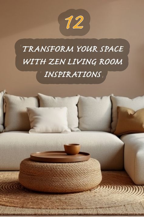 Discover how to create a peaceful and calming atmosphere in your home with these 12 Zen living room inspirations. I love incorporating natural textures and soothing colors that promote relaxation and tranquility. Whether you opt for soft seating, earth-toned decor, or minimalist designs, this guide will help you transform your space into a serene retreat. Spa Living Room Ideas, Modern Zen Living Room, Zen Room Ideas, Zen Living Room Ideas, Modern Victorian Bedroom Ideas, Zen Style Interior, Modern Victorian Bedroom, Earth Tone Living Room, Zen Living Room