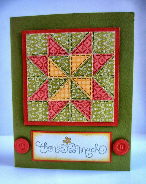 Quilted Cards, Patchwork Cards, Quilt Cards, Quilting Tutorial, Quilt Christmas, Paper Quilt, Sewing Cards, Fabric Cards, Stitch Lines