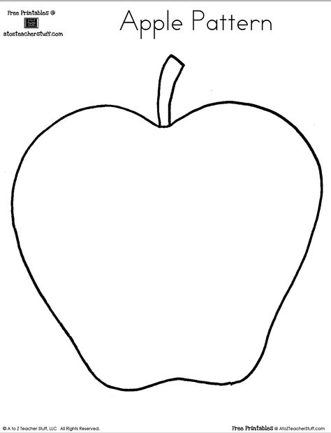 Blank Apple Writing Page or Shape Book {free printable} Apple Theme Art Activities For Preschool, Apples Preschool Theme Crafts, Apple Worksheets Preschool Free Printable, Apple Science Preschool Free Printable, Apple Arts And Crafts For Preschool, Apple Theme Art For Toddlers, Apple Theme Crafts Preschool, Apple Art Prek, Apple Projects For Kids