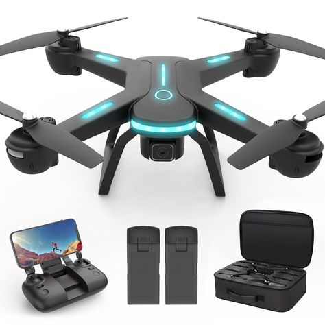 JY03 Drone with 1080P HD Camera for Adults and Kids, FPV RC Quadcopter with LED Lights and Optical flow Sensor, 2 Batteries, Black - Walmart.com Live Images, Foldable Drone, Aerial Photos, Mini Drone, Skill Training, Drone Quadcopter, Rc Quadcopter, Facial Recognition, Rc Drone