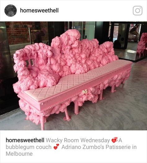 Its FOAM ART FRIDAY Perfect day for a Spray Foam pink couch! A fun use for Spray Foam Insulation #FoamArtFriday #FoamComfort #SprayFoamArt Graffiti Furniture, Diy Insulation, Furniture Foam, Foam Sculpture, Pink Couch, Foam Art, Expanding Foam, Spray Foam Insulation, Art Appliqué