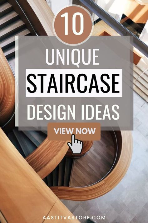 10 Staircase Design Ideas for your home. Balustrade, Railing, Textures and more #wooden #staircase #design #ideas Wooden Balustrade Design, Tight Staircase Ideas, Modern Staircase Railing Unique, Wooden Staircase Ideas, Unique Staircase Ideas, Stair Landing Ideas, Balustrade Ideas, Modern Staircase Railing, Wooden Staircase Railing