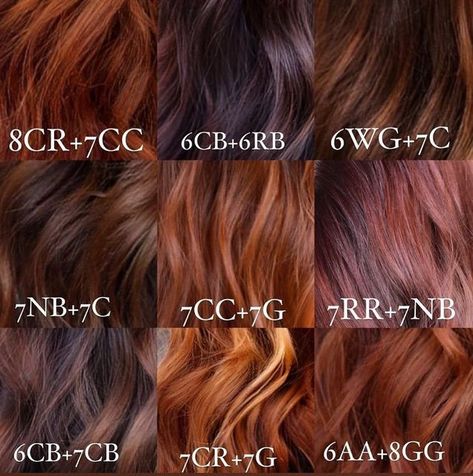 Balayage, Red Hair Formulas, Copper Hair Dark, Hair Formulas, Copper Brown Hair, Red Copper Hair Color, Brown Hair Color Shades, Redken Hair Color, Copper Red Hair