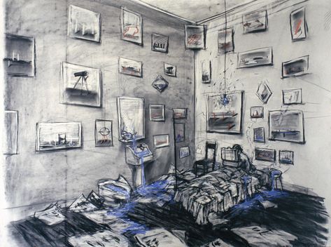 William Kentridge. Felix in Exile. 1994 William Kentridge Art, Felix Gonzalez Torres, William Kentridge, South African Art, Digital Museum, South African Artists, African Artists, Artwork Images, Museum Of Contemporary Art