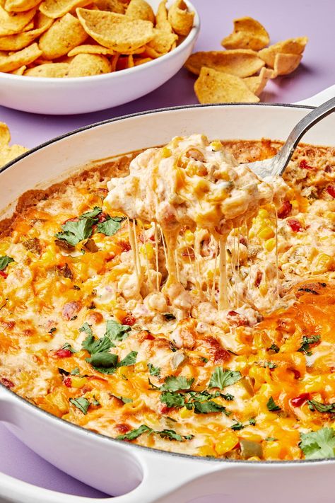 Our super loaded hot corn dip recipe is a rich and cheesy baked party dip that will make an all-star out of you. Ultimate Corn Dip, Half Baked Harvest Corn Dip, Easy Hot Corn Dip Recipe, Pioneer Woman Hot Corn Dip, Creamy Cheesy Hot Corn Dip Incredible Recipes, Oven Baked Corn, Hot Corn Dip, Corn Dip Recipes, Hot Corn