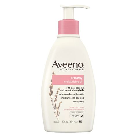 Aveeno Skin Care, Simple Moisturizer, Body Oil For Dry Skin, Skincare Stuff, Seventh Birthday, Beauty Cabinet, Lavender Lotion, Moisturizing Body Oil, Best Lotion