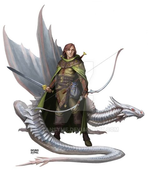 Elf Dragon Rider, Ranger Rpg, Armor Clothes, Ranger Dnd, Archer Characters, Scifi Horror, Elf Ranger, Male Fairy, Horror Design