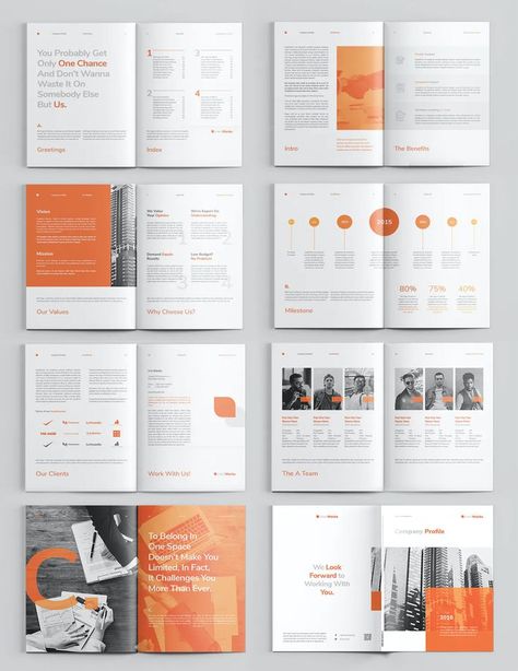 20 Pages - Company Profile Brochure Template InDesign Digital Brochure Design, Graphic Templates, Annual Report Table Design, Company Booklet, Corporate Profile Design Layout, Company Profile Design Layout, Corporate Brochure Design Layout, Corporate Document Design Layout, Company Profile Brochure Design