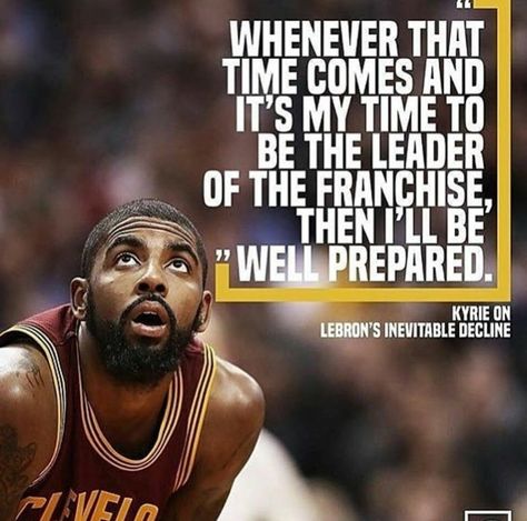 Kyrie Irving and Lebron James Quote Kyrie Irving Quotes, Kyrie Wallpaper, Lebron James Quotes, Andre Iguodala, Motivational Quotes Wallpaper, Grad Caps, Funny Sports, Basketball Quotes, Racun Shopee