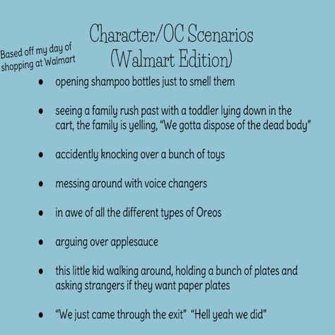 Scenarios For Ocs, Oc Scenarios Art, Mha Oc Backstory Ideas, Comfort Character Scenarios, Oc Scenarios, Character Scenarios, Oc Tips, Scenarios Ideas, Scene Prompts