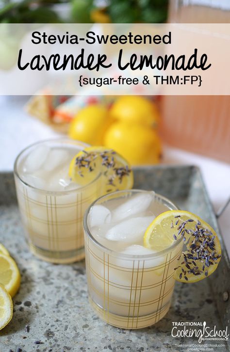 Beat the summer heat without sugar with an ice-cold glass of sweet, sour, and floral stevia-sweetened lavender lemonade! Trim Healthy Mamas, you can sip on this Fuel Pull drink, too! Lemonade Beyonce, Thm Fp, Fuel Pull, Lemonade Diet, Trim Healthy Mama Recipes, Lavender Lemonade, Lemonade Recipe, Keto Drink, Thm Recipes