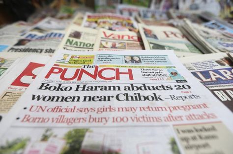 Boko Haram, Newspaper Headlines, Twin Sisters, Newspaper, Top 10