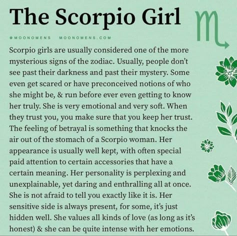 ~this is the personality of a scorpio girl/woman-i thought it was pretty accurate~ Zodiac Mind Scorpio, Scorpio Compatibility, Scorpio Personality, All About Scorpio, Zodiac Quotes Scorpio, Scorpio Art, Scorpio Scorpio, Astrology Scorpio, Scorpio Traits