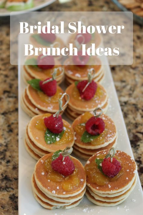 Bridal Shower Brunch Ideas, Shower Brunch Ideas, Bridal Brunch Food, Bridesmaid Brunch, Make Ahead Brunch, Bridal Shower Menu, Brunch Decor, Simple Bridal Shower, Champagne Brunch