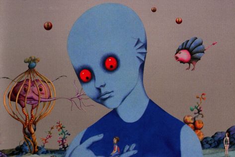 Roland Topor. La Planete Sauvage. 1973. Fantastic Planet, 70s Sci Fi Art, Picture Boxes, Tv Movie, Sci Fi Art, Movie Art, Surreal Art, Architecture Art, Art Inspo