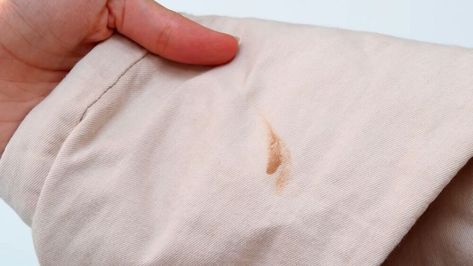 This is a guide to removing makeup stains. Learn how to get makeup stains out of clothes with this easy step-by-step tutorial. How To Get Makeup Out Of Clothes, Stains Out Of Clothes, Remove Makeup Stains, Stain On Clothes, Removing Makeup, Old Makeup, Liquid Makeup, Brown Makeup, Dress Alterations