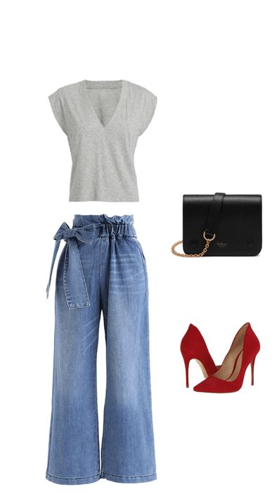 Fancy and casual look Outfit | ShopLook Casual Look Outfit, Shoplook Outfits, Some Friends, Red High, Outfit Maker, Black Shoulder Bag, Outfit Shoplook, Casual Look, Casual Looks