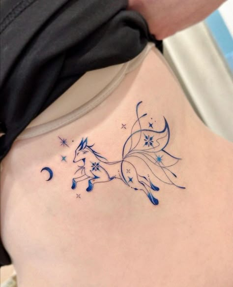 Tattoo Under Breast, Tato Minimal, Fantasy Tattoos, Octopus Tattoo, Tatuaje A Color, Fox Tattoo, Feminine Tattoo, Japanese Tattoos, Discreet Tattoos