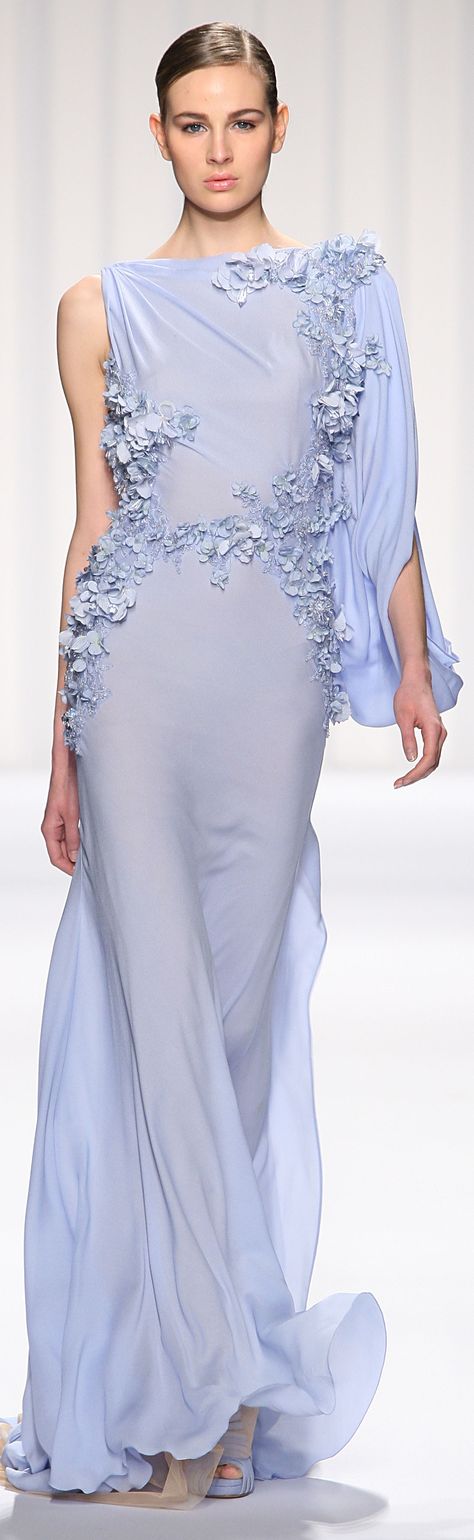 Light Blue Gown, Blue Wedding Dress, House Of Worth, Abed Mahfouz, Naeem Khan, Blue Gown, Lilac Dress, Periwinkle Blue, Couture Gowns