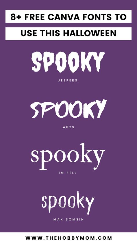 free fonts aesthetic Spooky Lettering Halloween Fonts, Canva Aesthetic Font, Free Spooky Fonts, Fonts For Canva, Halloween Signage, Happy Halloween Font, Free Canva Fonts, Creepy Font, Halloween Fonts Alphabet