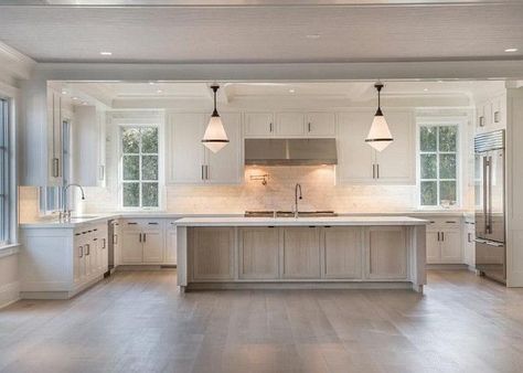 kitchen | Michael Davis Design and Construction Sugarberry Cottage, Kitchen Layouts With Island, St David, Wood Island, Casa Country, Kitchen Designs Layout, Trendy Kitchen, Large Kitchen, Kitchen Remodel Idea