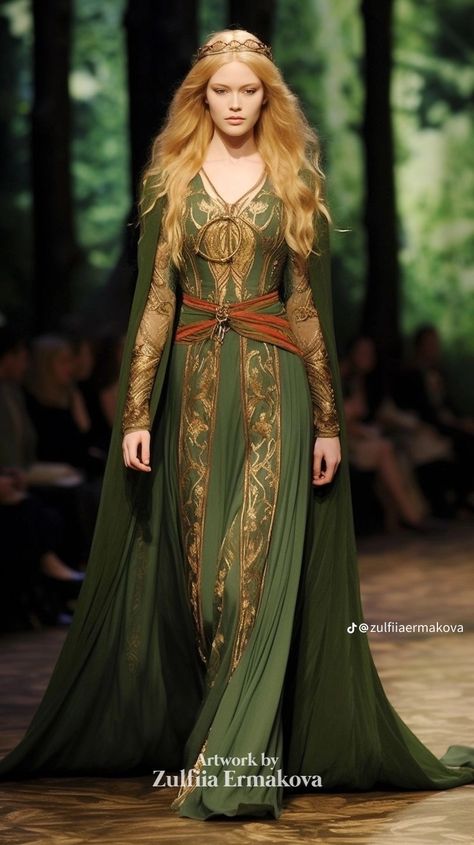 Elvish Dress, Elven Dress, Medieval Gown, Fantasy Dresses, Royal Dresses, Queen Dress, Fantasy Gowns, Fairytale Dress, Fantasy Dress