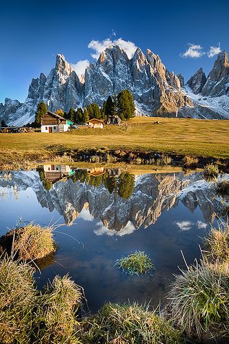 Dolomites - South Tyrol, Italy South Tyrol, Beautiful Places In The World, Alam Yang Indah, Still Water, Pretty Places, Albania, Most Beautiful Places, Wonderful Places, Vacation Spots