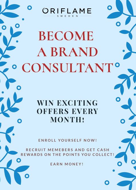 Contact: theemerakicloset@gmail.com 👉 Earn Rs. 60,000 and more. 👉 Work from home. 👉 You can be a manager, senior manager, gold manager and so on. 👉 Monthly gifts monthly cheques! 👉 Once you get on higher level Monthly foreign trips! 👉 Oriflame gifts a car at managerial levels! 👉 Hurry Up! This is the best time to earn money! Oriflame Business Opportunity, Oriflame Business Marketing, Oriflame Business, Beauty Logo Makeup, Senior Manager, Oriflame Beauty Products, Logo Makeup, Earn Money Fast, Work Opportunities