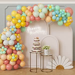 Chic Birthday Party, Daisy Party, Pastel Balloons, Bridal Decorations, Balloon Stands, Birthday Fashion, Bach Party, Balloon Columns, Balloon Flowers