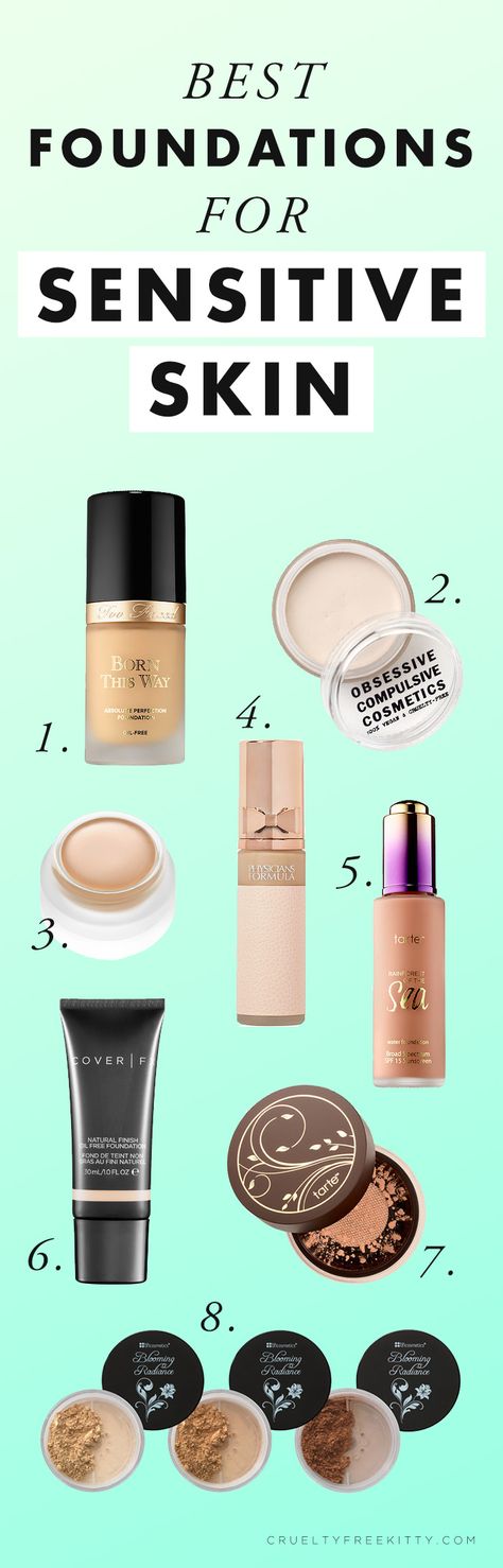 Best foundation for sensitive skin. Best Makeup For Sensitive Skin, Best Foundation For Sensitive Skin, Excema Relief, Foundation For Sensitive Skin, Sensitive Skincare, Sensitive Skin Makeup, Skincare Shop, Dark Spots On Skin, Vegan Products