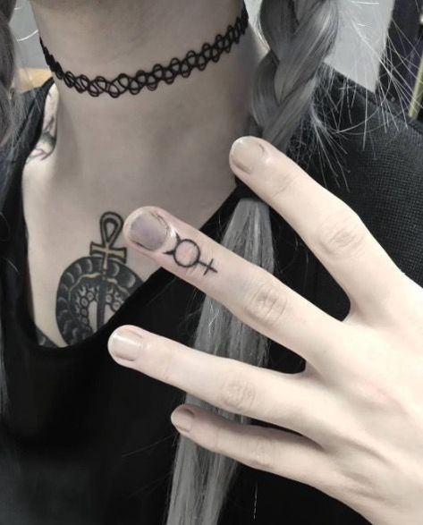 Finger, Skin, Hand, Nail, Style, Jewellery, Fashion, Wrist, Black, Pattern, Feminism Tattoo, Feminist Tattoos, Feminist Tattoo, Small Quote Tattoos, Hand And Finger Tattoos, Symbol Tattoo, Female Symbol, Group Of Women, Skin Hand