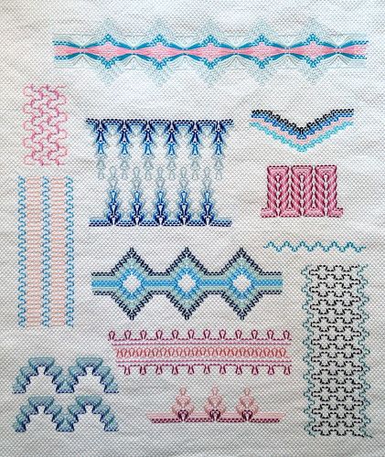 Free Swedish Weaving Patterns, Swedish Weaving Patterns, Couture Invisible, Swedish Embroidery, Swedish Weaving, Monks Cloth, Towel Embroidery, Weaving Designs, Towel Pattern