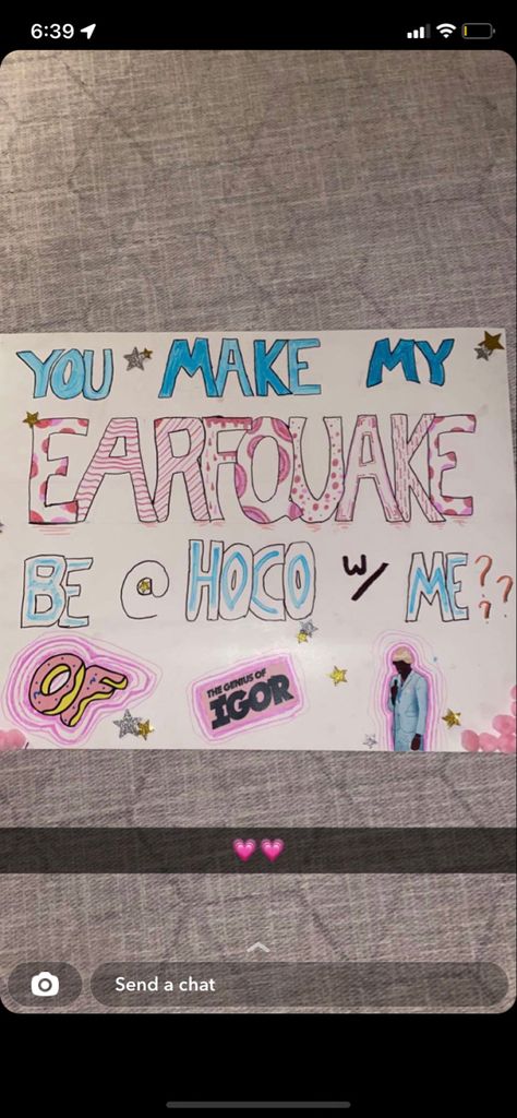 Homecoming poster
Poster
Hoco posters
Tyler the creator poster
Tyler the creator homecoming posters Tyler The Creator Homecoming Poster, Tyler The Creator Hoco Poster, Music Themed Hoco Proposals, Tyler The Creator Promposal, Tyler The Creator Hoco Proposal, Tyler The Creator Earfquake, Hoco Poster Ideas, Poster Tyler The Creator, Dance Signs